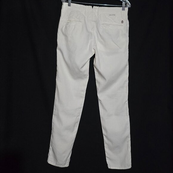 Incotex Slim Fit Men's Linen Blend Slacks - Ivory - Sz 32* - Picture 2 of 4